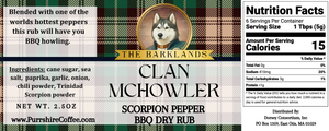 Clan McHowler - Scorpion Pepper BBQ Dry Rub