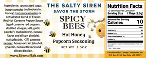 Spicy Bees - Hot Honey Popcorn Seasoning