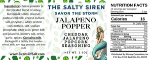 Jalapeno Popper - Cheddar Jalapeno Popcorn Seasoning