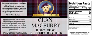 Clan MacFurry - Holy Cow Pepper Dry Rub