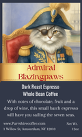 The Admiral Blazingpaws- Espresso Roast Coffee