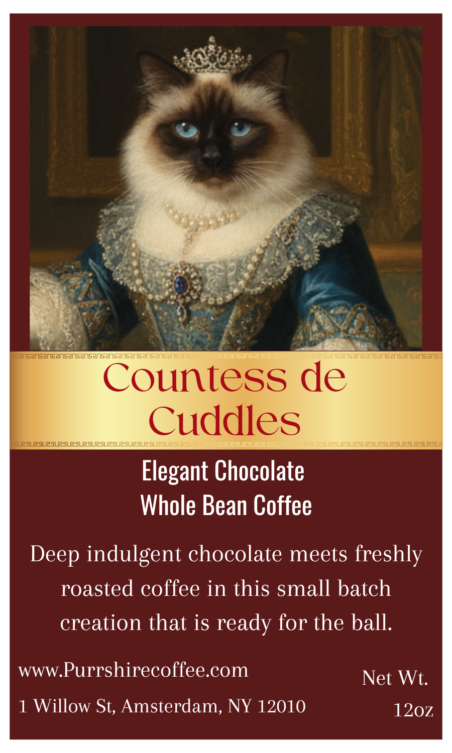 The Countess De Cuddles - Chocolate Flavored Coffee