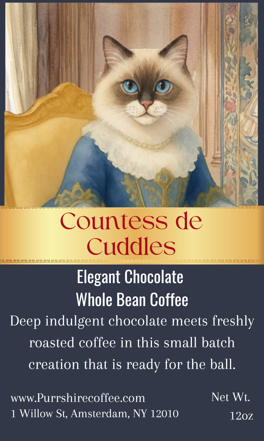 The Countess De Cuddles - Chocolate Flavored Coffee