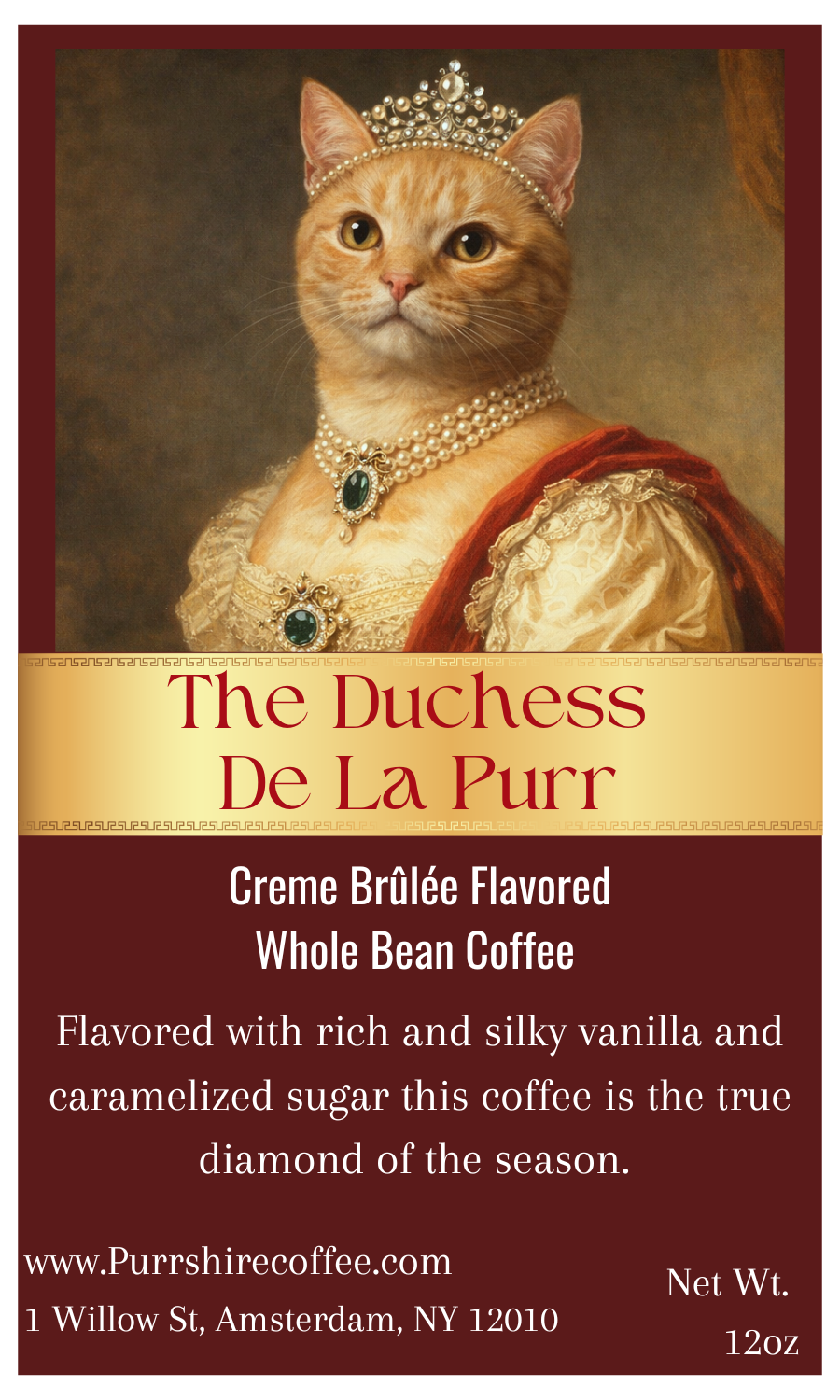 The Duchess De La Purr - Creme Brûlée Coffee