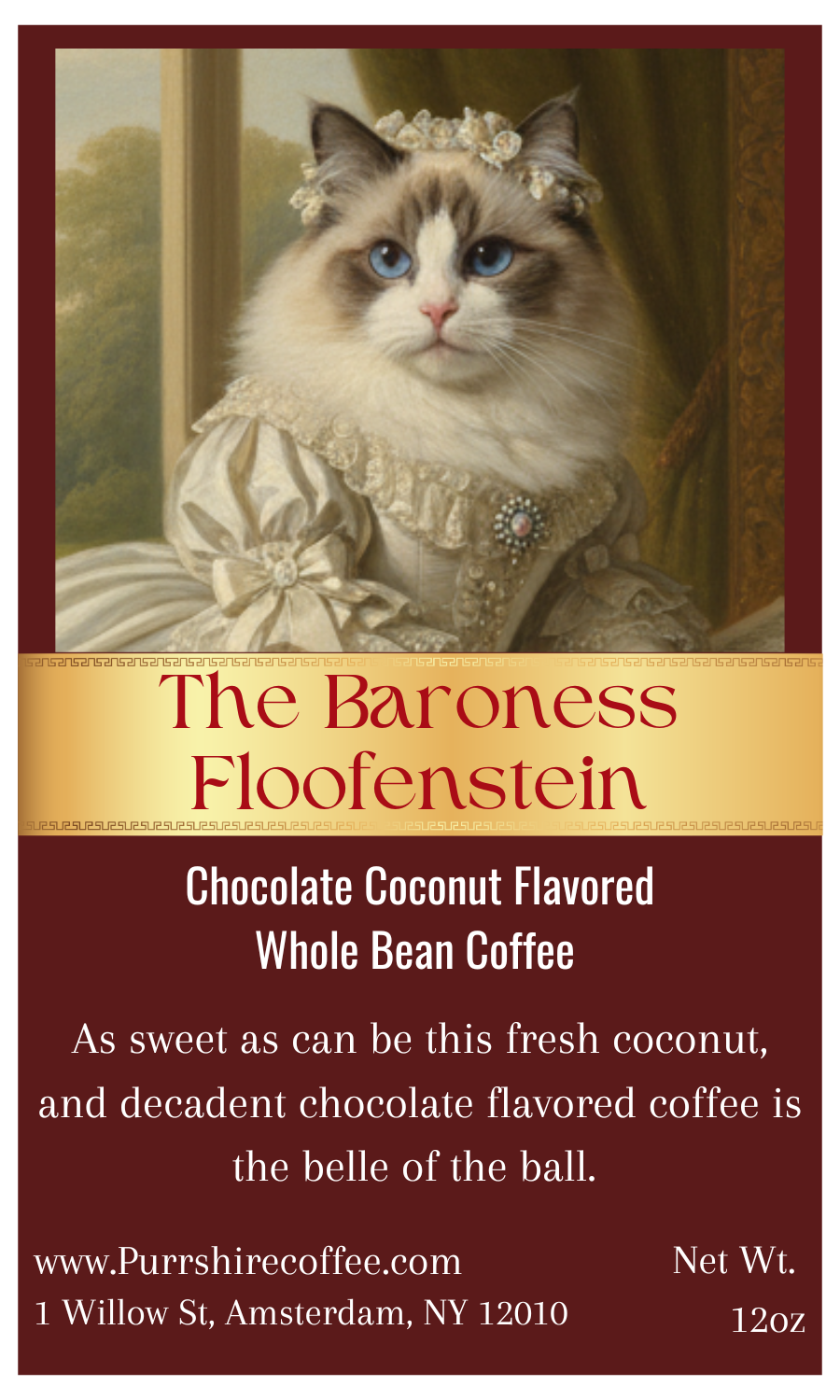 The Baroness Floofenstein - Chocolate & Coconut Coffee
