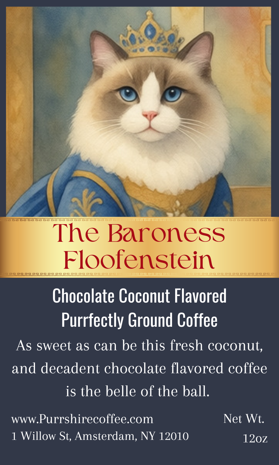 The Baroness Floofenstein - Chocolate & Coconut Coffee