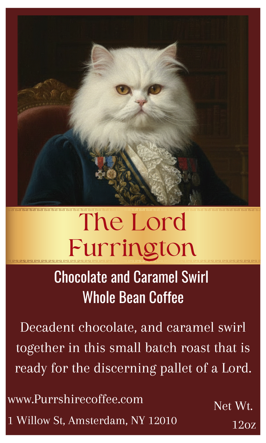 Lord Furrington- Chocolate & Caramel Coffee