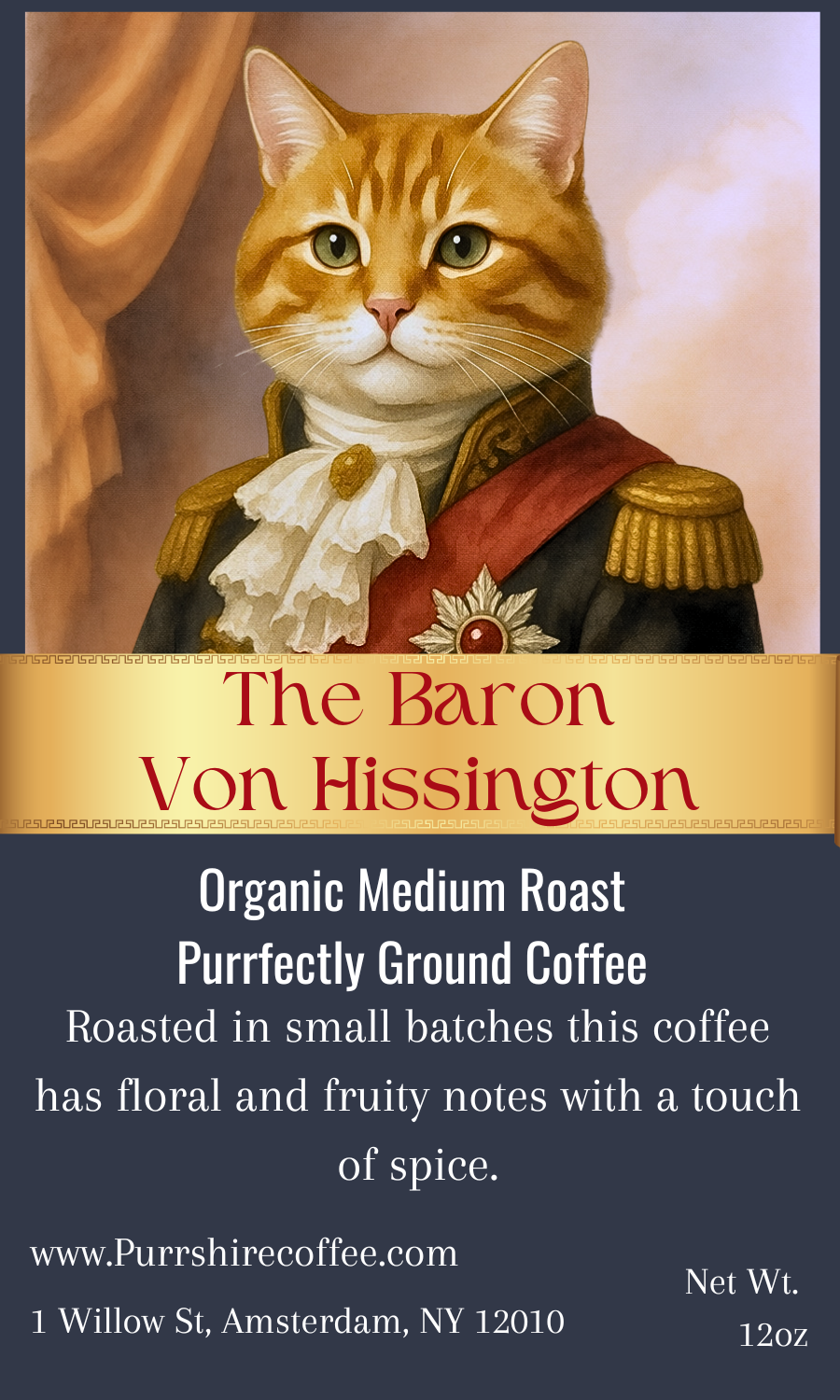 The Baron Von Hissington - Medium Roast Coffee