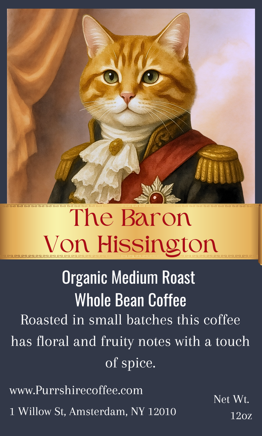 The Baron Von Hissington - Medium Roast Coffee