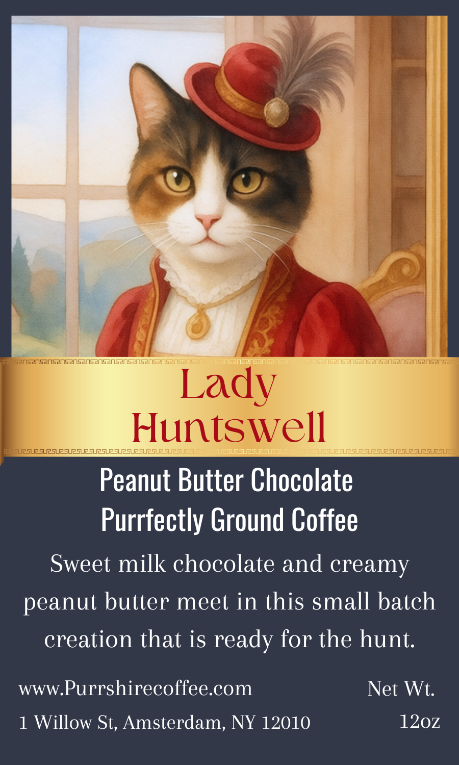 The Lady Huntswell - Chocolate Peanut Butter Flavored Coffee