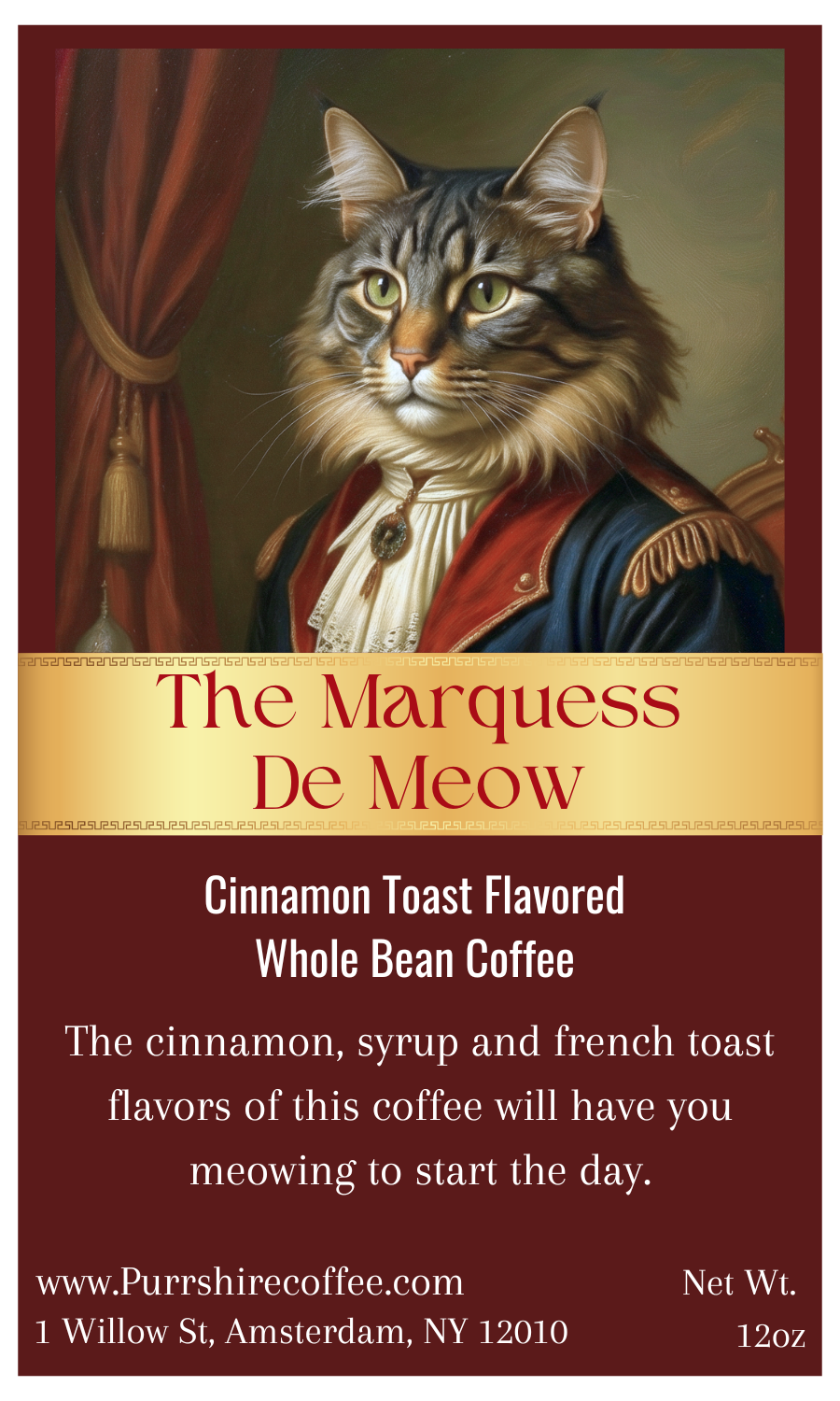 The Marquess de Meow - Cinnamon Toast Coffee