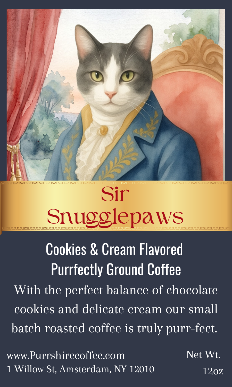 Sir Snugglepaws - Cookies & Cream Coffee