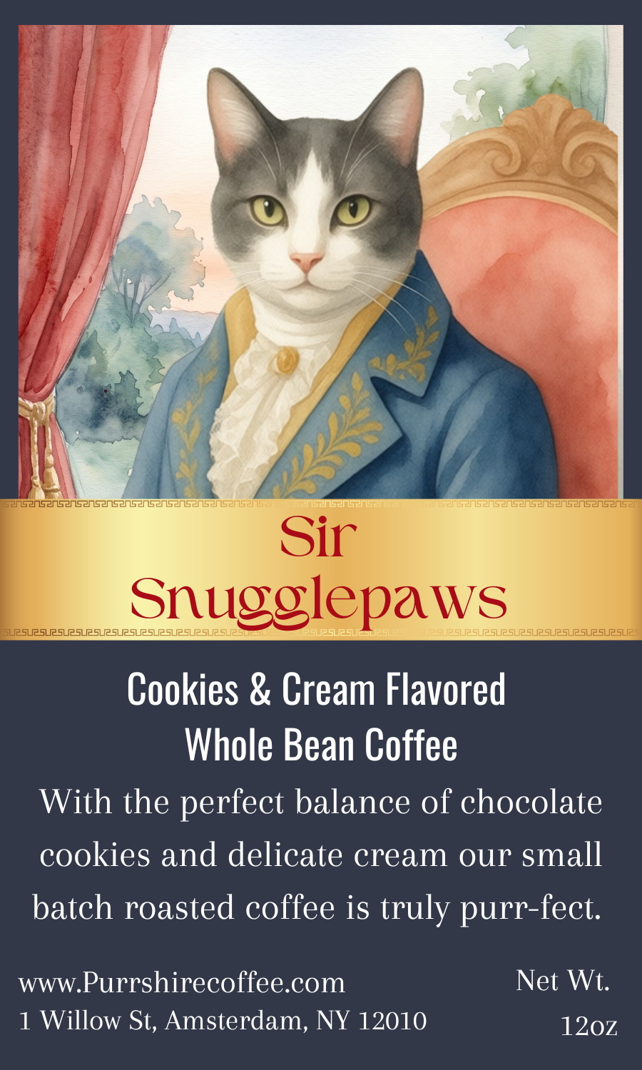 Sir Snugglepaws - Cookies & Cream Coffee